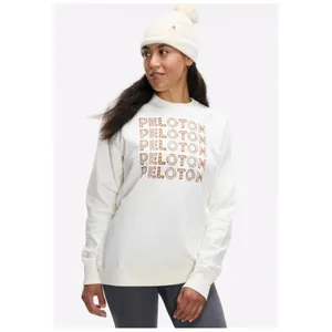 Peloton Cream Holiday Crewneck Sweatshirt‎ Unisex XXL Cozy Pullover thumbnail 8