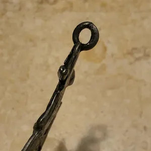 Large Pewter Cowgirl Pendant or Christmas Ornament 4” thumbnail 4