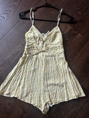 Altar'd State yellow romper thumbnail 1