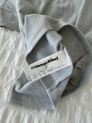 Missguided Grey Tee thumbnail 4