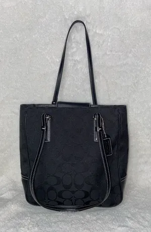 Coach Black Signature Tote Bag thumbnail 1