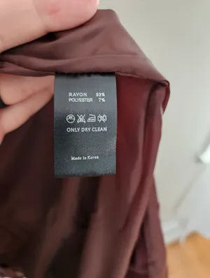 Indibrand Burgundy Tie-Waist Duster Long Jacket Korean Open Front Spring Light thumbnail 10