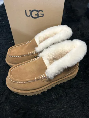 UGG Ansley Parc chestnut wool winter slippers loafers shoes women’s 7 new thumbnail 2