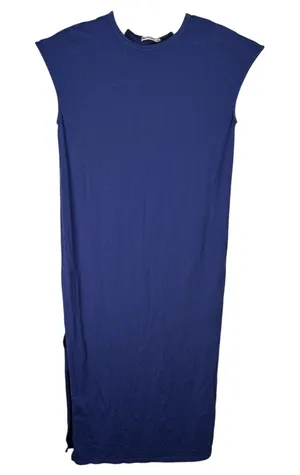 Marine‎ Layer Taylor Jersey Maxi TShirt Dress Size Small Short Sleeve Side Slits thumbnail 1