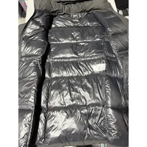 DKNY Womens‎ Long Puffer Parka Jacket Hooded Black Quilted Winter Coat XLarge XL thumbnail 5
