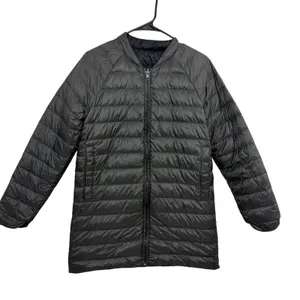 Athleta Jacket Womens OS Black Green Reversible Down Puffer Full Zip Coat Pocket thumbnail 8