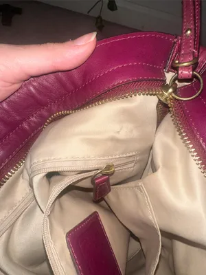 Coach Colette Hobo Bag Vibrant Pink Gold Hardware thumbnail 7