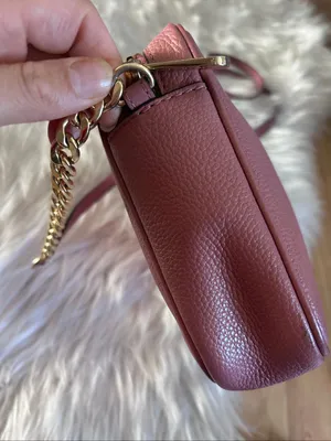 Michael Kors Fulton Large Leather Crossbody pink thumbnail 3