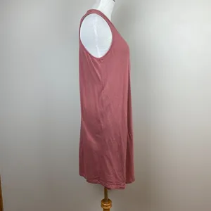 Roxy Wrap Dress‎ 8 Pink Mauve Mini Sleeveless V-Neck Tie Rhythm Luck Lightweight thumbnail 4
