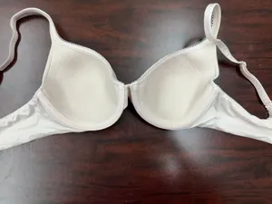 Victoria’s Secret Body By Victoria Lined Perfect Coverage Nude Sparkle Bra 34B thumbnail 4