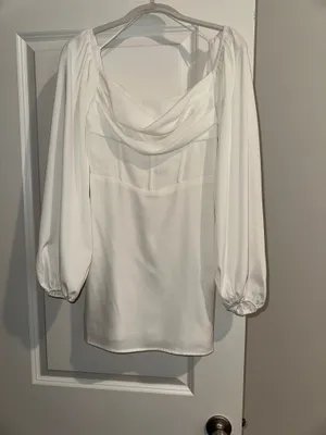 White Princess Polly Mini Dress thumbnail 2