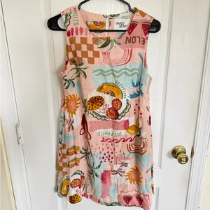 Anthropologie Paper Hearts MATTHEW MINI DRESS SUMMER HAZE thumbnail 2