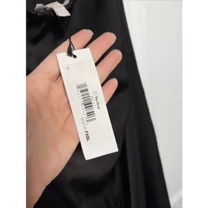 The Drop thetennillelife Satin Midi Slip Dress Womens Size M Black Y2K 90s Style thumbnail 4
