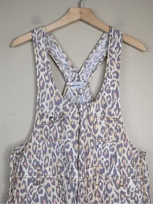 Urban Outfitters Women's M Leopard Print Camille Overall thumbnail 5
