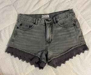 free people jean shorts thumbnail 1