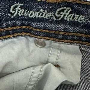 Vintage American Eagle Mid Rise‎ Flare Blue Denim Jeans Women's Size 4 Reg. Y2K thumbnail 8