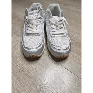 Nicole Miller White Metallic Mesh Silver Athletic Sneakers‎ Fashion Shoes 7.5 thumbnail 2