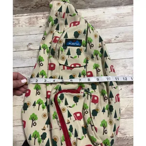 Kavu Rope Bag 20" Cotton Canvas Pattern Cross Body Hiking Travel thumbnail 4