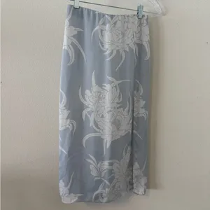 Aritzia Babaton Eames Skirt in Blue/Silver thumbnail 4