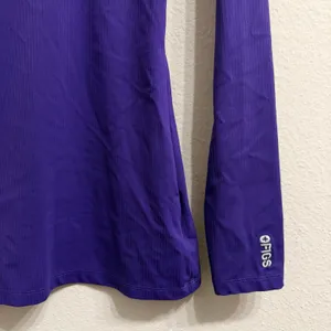 Figs Palmer Ribbed Long-Sleeve Underscrub purple Dark Purple Size Medium thumbnail 5