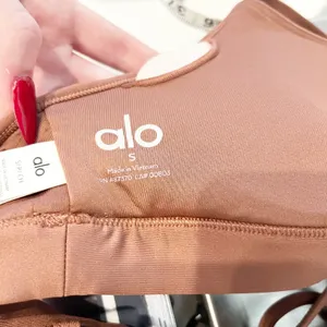 Alo Airlift Intrigue Sports Bra Chestnut Brown Small thumbnail 5