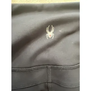 Spyder Active Women's Small Black‎ High Rise Drawstring Pocket Leggings thumbnail 9
