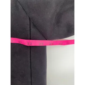 J Percy Vtg Black‎ Faux Suede Fur Lining Trim Coat Size Women XL thumbnail 11