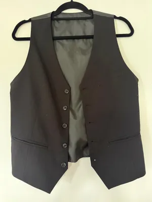 Black Slim Fit H&M Vest thumbnail 2