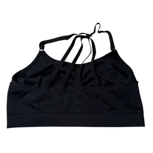 Unbranded Black Seamless Racerback Sports Bra No Pads No size tag Size Medium thumbnail 3