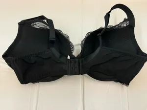 Auden Black Push-Up Plunge Coverage Underwire Bra with Lace Size 40DDD thumbnail 2