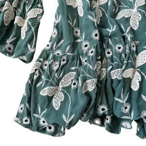 Charina Sarte Resort Mini Dress Green thumbnail 8