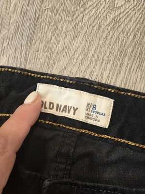 Old Navy Womens Black Corduroy Skinny Pants Size 8 Regular fuzzy soft thumbnail 5