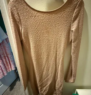 Windsor Textured Tan Dress thumbnail 1