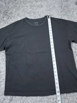 Everlane The Boyfriend Tee in Essential Cotton Black Gray Women's Size Small thumbnail 5