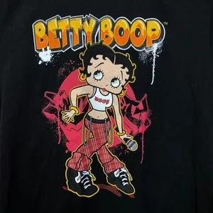 Betty Boop No Doubt Inspired Betty Graffiti Spell-Out Tee L g thumbnail 2