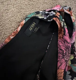 Revolve AFRM Kim Bodysuit In Noir Garden thumbnail 3