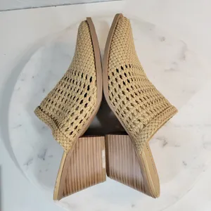 Seven Dials Womens Mule Heels 8 Brown‎ Cognac Woven Quinton Pointed Toe Clogs thumbnail 5