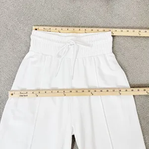 ASOS Collusion 90s Dad Wide Leg Jogger Pants White‎ 6 High Waist Front Seam thumbnail 10