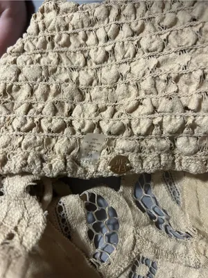 Free People Cream Floral Lace Bralette Size L thumbnail 4