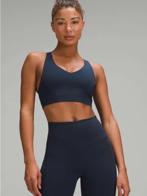 Lululemon athletica NWT Envital Bra Navy Cross-Back Sports Bra Size 10 B/C thumbnail 1