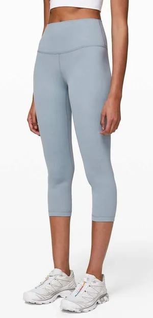 Lululemon 8 Align Crop 21" Leggings Pants Chambray Nulu Lightweight Buttery Soft thumbnail 1