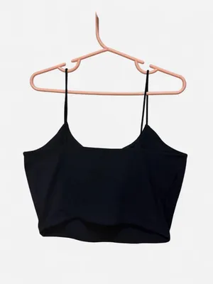 Garage navy blue crop top in a S #garage #basics thumbnail 2