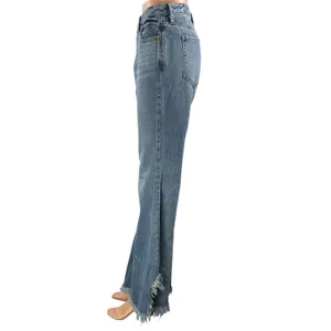 Free People We The Free Women's Blue Flare Bootcut Bell Bottom Denim Jeans 28 thumbnail 2