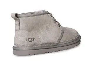 UGG Neumel Seal Gray Suede fur boots thumbnail 1