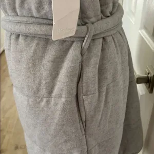 PJ Salvage Quilt Dreams Peachy Jersey Robe in Heather Grey , Large, Gray, NWT thumbnail 7