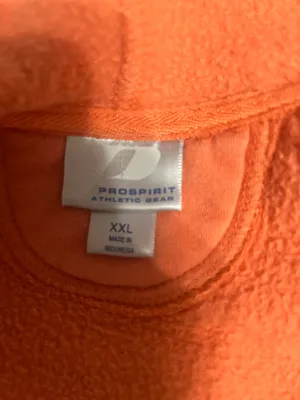 Orange zip up Size M thumbnail 2