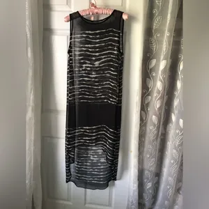 Zara high-low sheer midi dress, size xs thumbnail 8