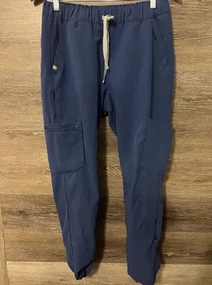 FIGS Women Technical Collection Scrub Blue Pants Size Small Pockets Medical thumbnail 1