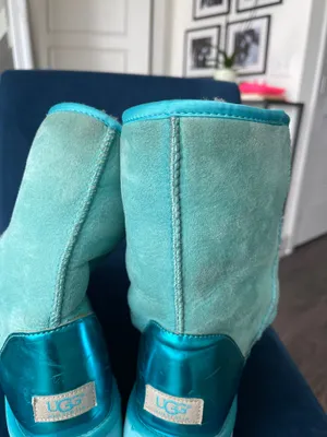 UGG Australia Blue Metallic Sheepskin Boots thumbnail 12