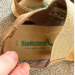 NEW! $140 BioNatura Women's Sz‎ 8 Solo Nubuck Suede Casual Comfort Sandals thumbnail 6